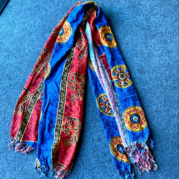 The Beachcombers International Women Sarong Pareo Tie Dye Cover Up - Picture 2 of 8